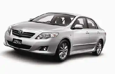 Sedan: Toyota Altis transfers from Trat Airport to Koh Chang island